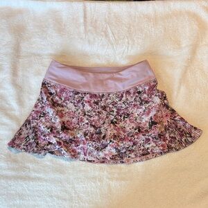 Lululemon Pink Floral skort